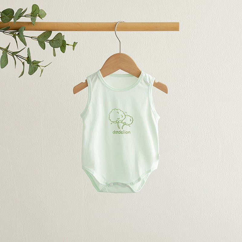 Βαμβακερό φορμάκι χωρίς μανίκια για μωρά, καλοκαιρινό, κατάλληλο για βρέφη και νήπια