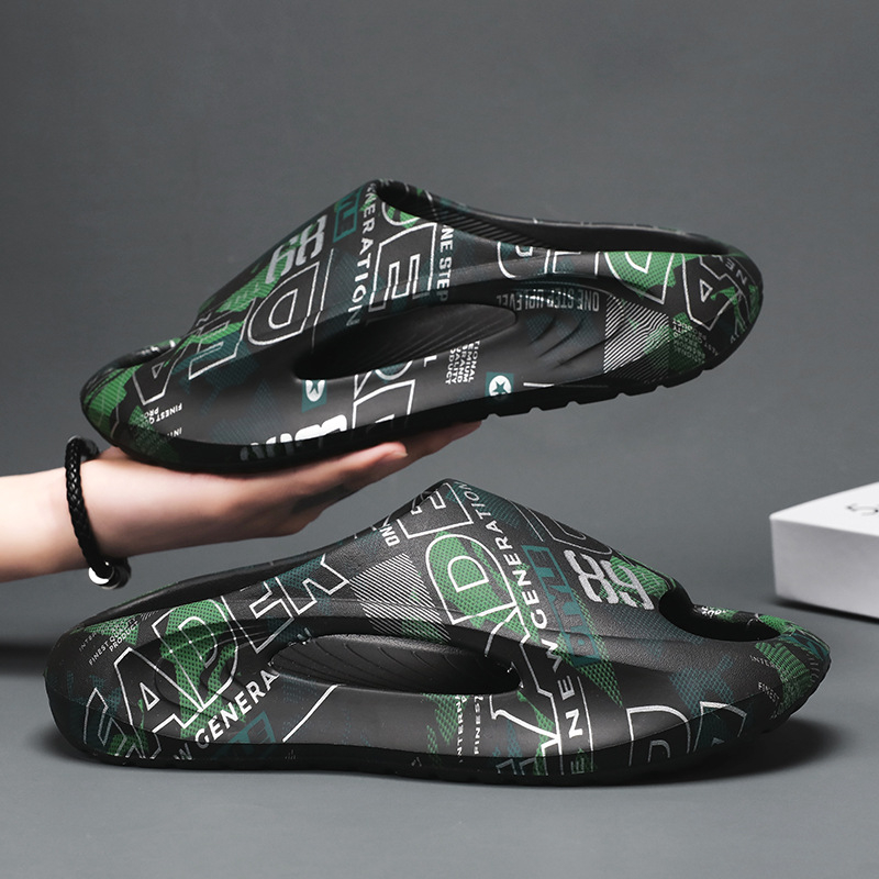Muške EVA slide sandale, korejskog stila, Slip-On, EVA gornji dio i EVA đon, ljeto 2025