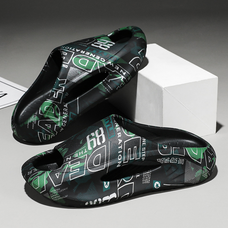 Muške EVA slide sandale, korejskog stila, Slip-On, EVA gornji dio i EVA đon, ljeto 2025