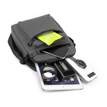 Muška casual crossbody torba, vodootporna, velika kapaciteta, pogodna za 8-inčni prijenosnik, unutarnja džep