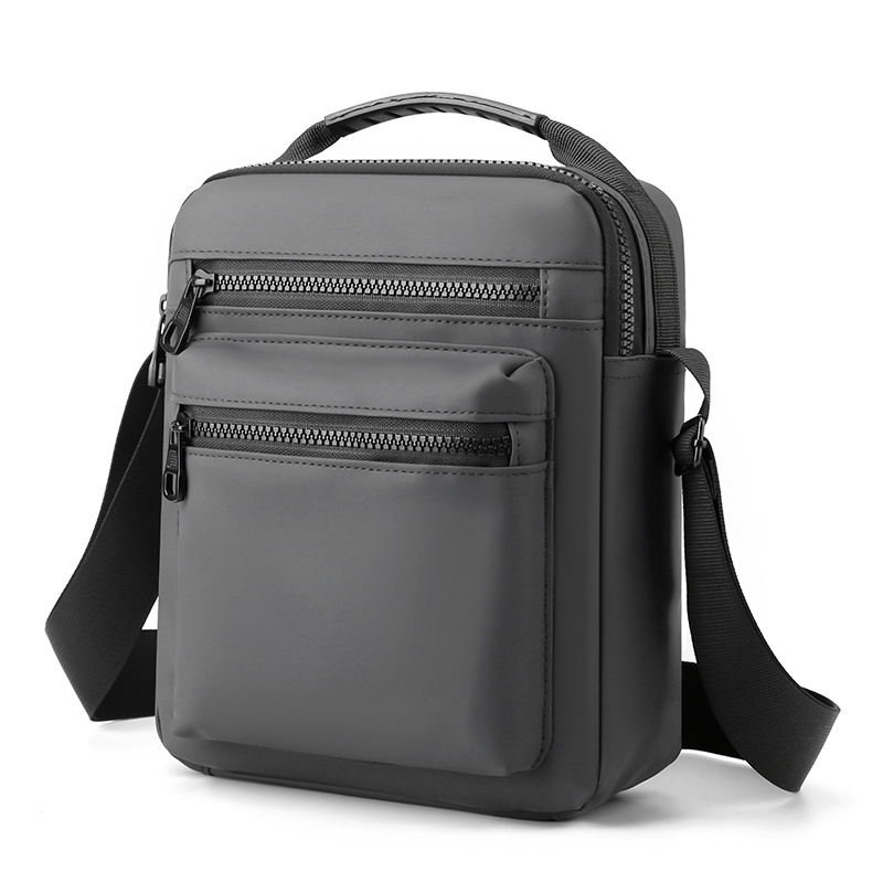 Muška casual crossbody torba, vodootporna, velika kapaciteta, pogodna za 8-inčni prijenosnik, unutarnja džep