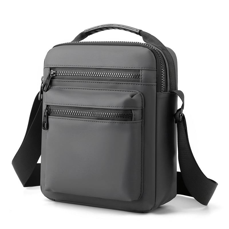 Muška casual crossbody torba, vodootporna, velika kapaciteta, pogodna za 8-inčni prijenosnik, unutarnja džep