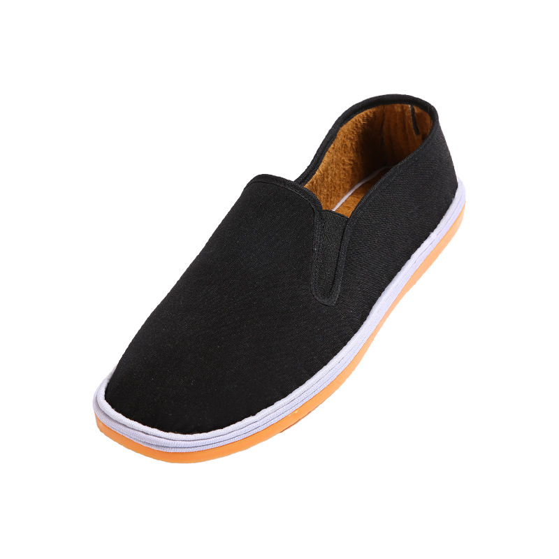 Unisex platnene tenisice s elastičnim otvorom, unutarnja podstava od umjetnog kratkog pliša, potplat od telećih tetiva