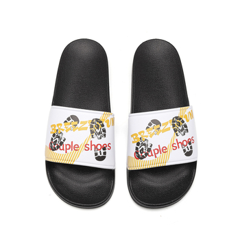 Șlapi de casă pentru bărbați, papuci sport casual, stil tânăr, partea superioară PVC și talpa PVC, talpă turnată prin injecție, slip-on, vara 2024