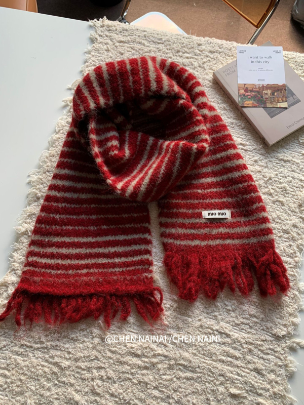 Женски плетен шал от вълна, корейски стил, зима, поддържа топлината