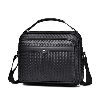 Muška torba preko ramena - Urban Simplicity, PU materiál, otporna na habanje i vodootporna, poliesterova podstava, za poslovna putovanja.
