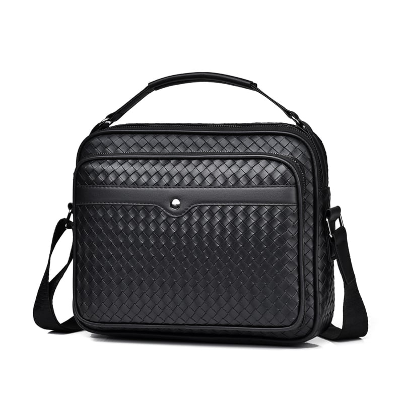 Muška torba preko ramena - Urban Simplicity, PU materiál, otporna na habanje i vodootporna, poliesterova podstava, za poslovna putovanja.