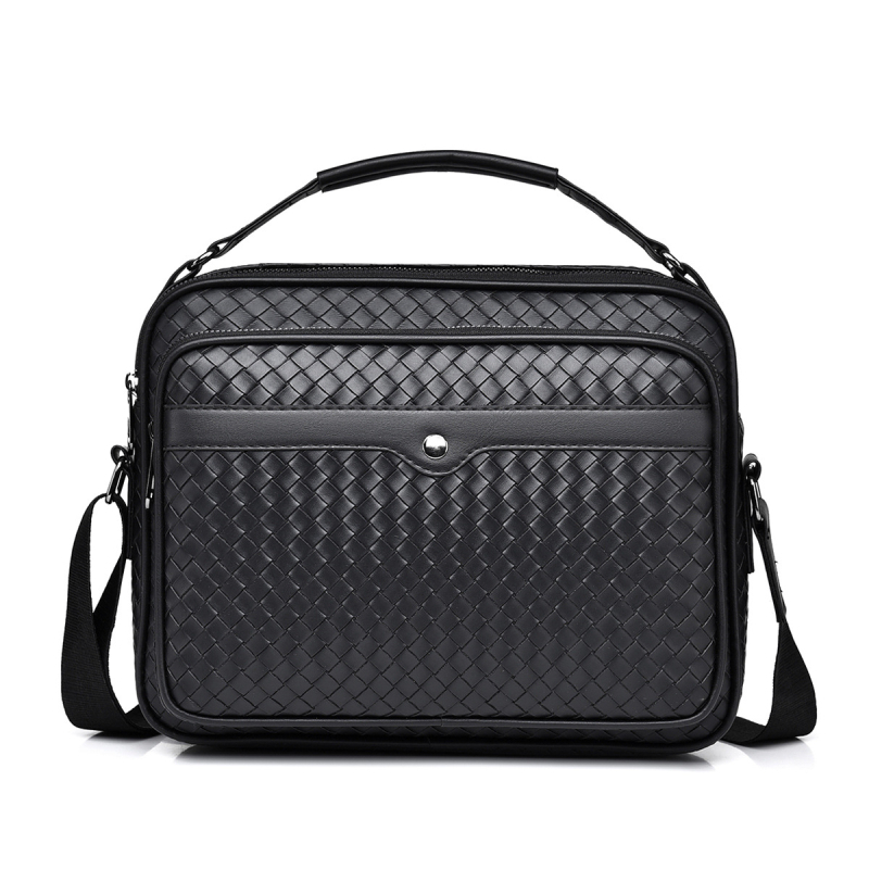 Muška torba preko ramena - Urban Simplicity, PU materiál, otporna na habanje i vodootporna, poliesterova podstava, za poslovna putovanja.
