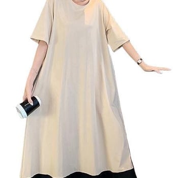 Дълга рокля с патчворк, TR плат, PVC ≤30%, Полиестер 30–50%