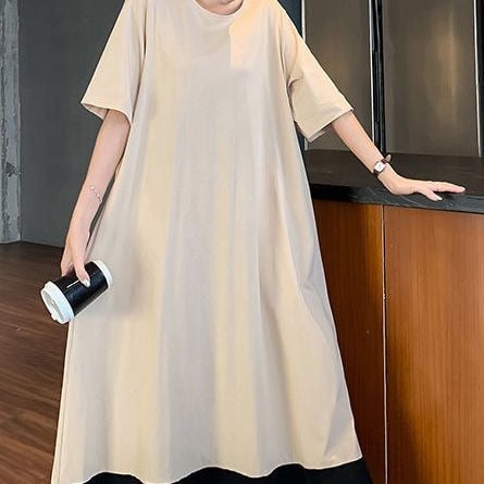 Дълга рокля с патчворк, TR плат, PVC ≤30%, Полиестер 30–50%