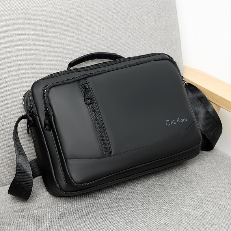 Muška crossbody torba za poslovna putovanja, PU materijal, vodootporna, model 2003-28, poliester podstava