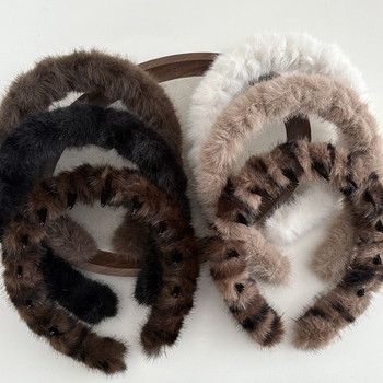 Korejskog stila plišani headband za žene s valovitim dizajnom, precizna izrada