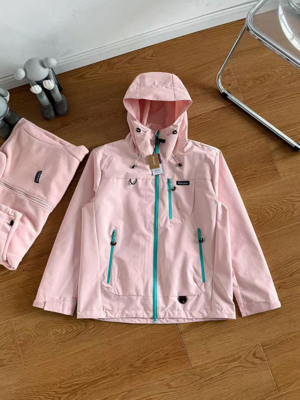 Τρία σε ένα εσωτερικό μπουφάν εξωτερικής εργασίας, με κουκούλα, αδιάβροχο, ανθεκτικό στον άνεμο, παχυμένος πολυεστέρας 60%, χειμώνας 2025