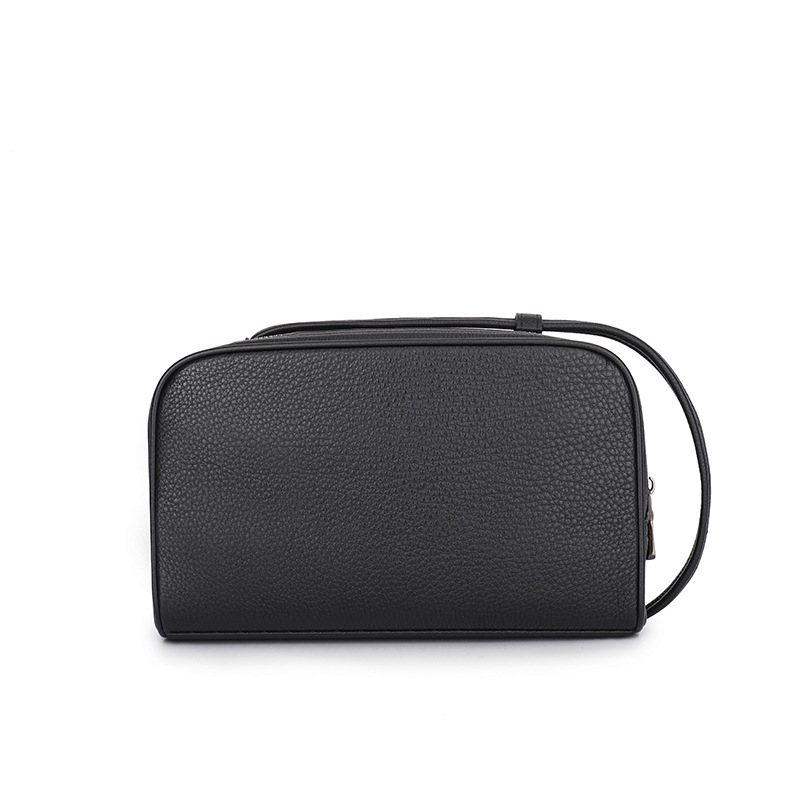 Muška clutch torba od prave kože, Street Trend stil, podstava od poliestera i pamuka, za poslovna putovanja