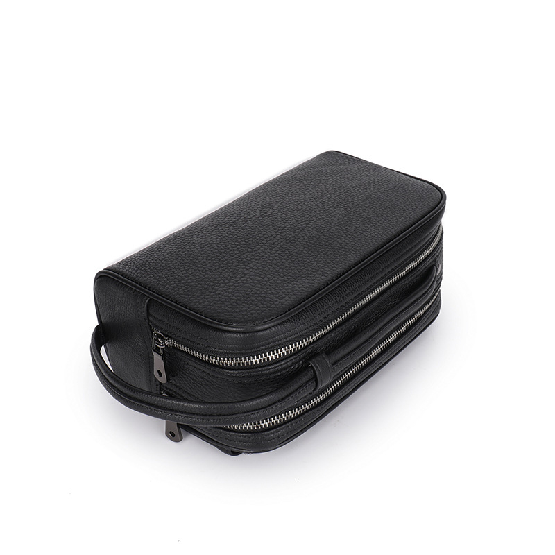 Muška clutch torba od prave kože, Street Trend stil, podstava od poliestera i pamuka, za poslovna putovanja