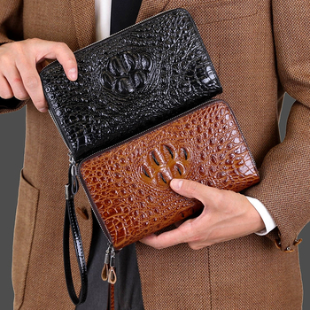 Muški clutch novčanik – PU vodootporan, jednobojan dizajn, stil Business Elite, Zuo Lun Bird