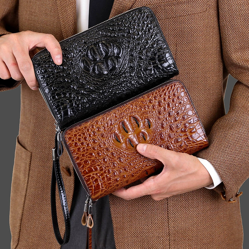 Muški clutch novčanik – PU vodootporan, jednobojan dizajn, stil Business Elite, Zuo Lun Bird