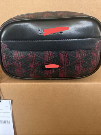 Muška crossbody torba, ulični stil, PU koža, vodootporna, prugasti uzorak, podstava od poliestera