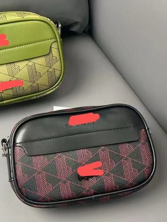 Muška crossbody torba, ulični stil, PU koža, vodootporna, prugasti uzorak, podstava od poliestera