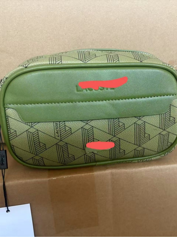 Muška crossbody torba, ulični stil, PU koža, vodootporna, prugasti uzorak, podstava od poliestera