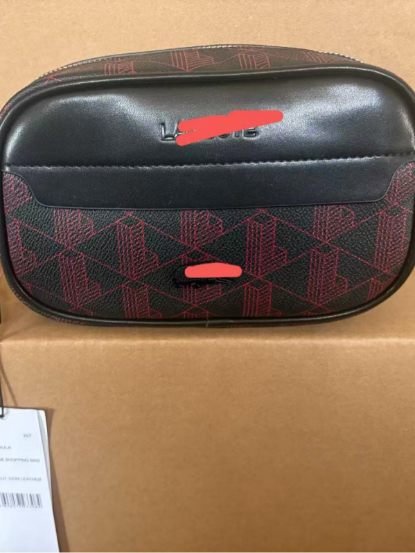 Muška crossbody torba, ulični stil, PU koža, vodootporna, prugasti uzorak, podstava od poliestera