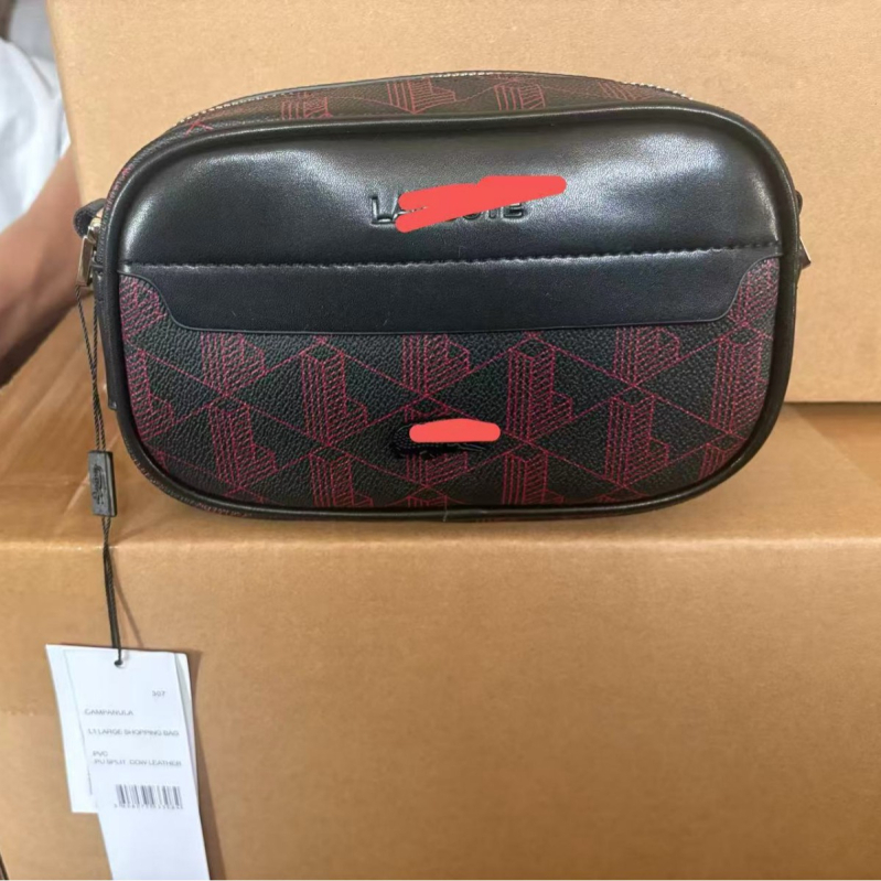 Muška crossbody torba, ulični stil, PU koža, vodootporna, prugasti uzorak, podstava od poliestera