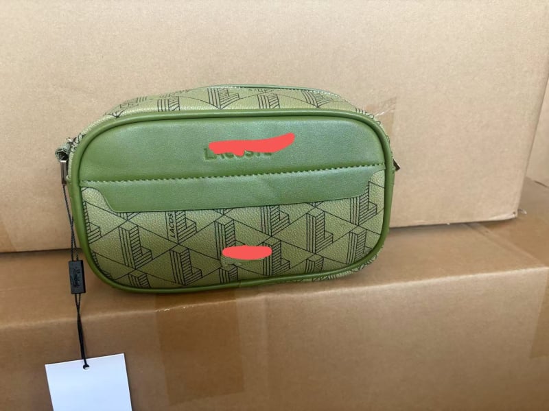 Muška crossbody torba, ulični stil, PU koža, vodootporna, prugasti uzorak, podstava od poliestera