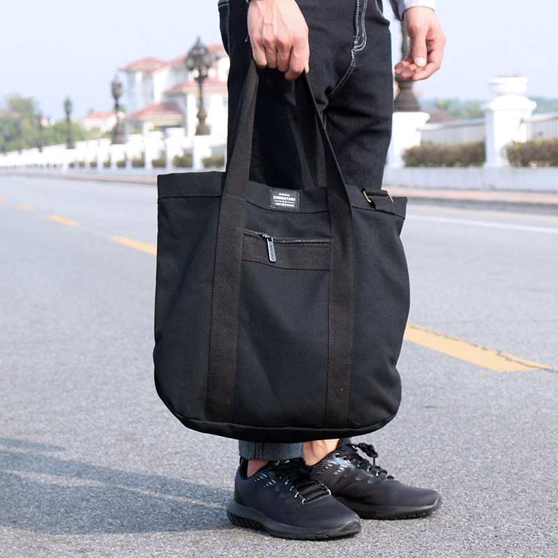 Muška platnena crossbody torba – ulični stil, model 1713, smanjenje opterećenja