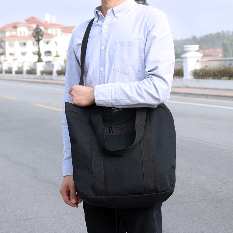 Muška platnena crossbody torba – ulični stil, model 1713, smanjenje opterećenja