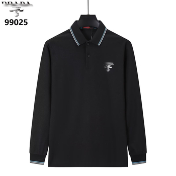 Pamut polo felső férfiaknak, szűk szabás, hosszú ujjú, hímzett részlet, légáteresztő anyag