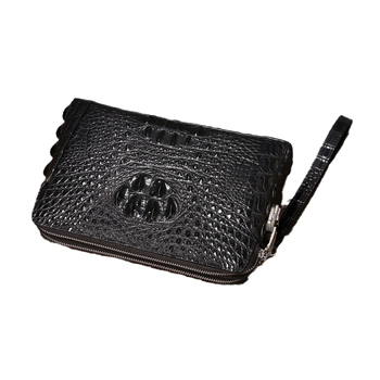 Muška clutch torbica od silikona, urbani stil, životinjski uzorak, dvostruki zatvarač