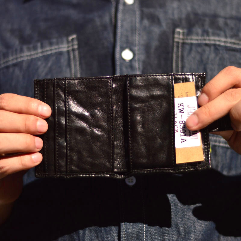 Ανδρικό πορτοφόλι από γνήσιο δέρμα, πρώτη στρώση βοοειδούς δέρματος, επένδυση βοοειδούς δέρματος, κυκλοφόρησε το χειμώνα 2024