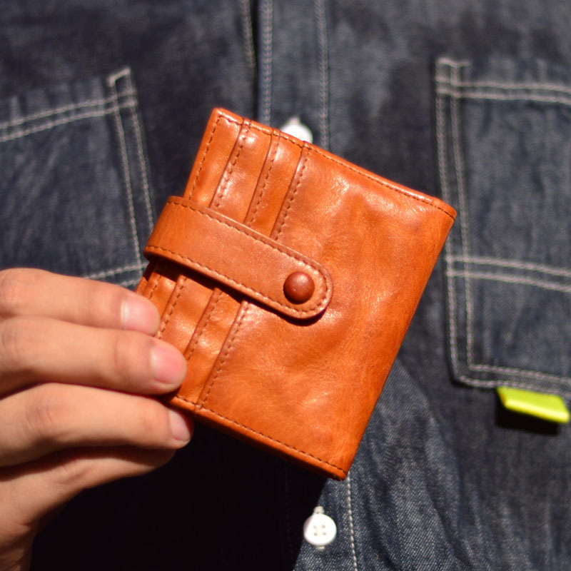 Ανδρικό πορτοφόλι από γνήσιο δέρμα, πρώτη στρώση βοοειδούς δέρματος, επένδυση βοοειδούς δέρματος, κυκλοφόρησε το χειμώνα 2024