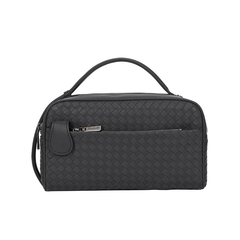 Muška clutch torbica - Ultrafilm koža, tkanje, lagani dizajn, baršunasta podstava, marka Rubaijuan