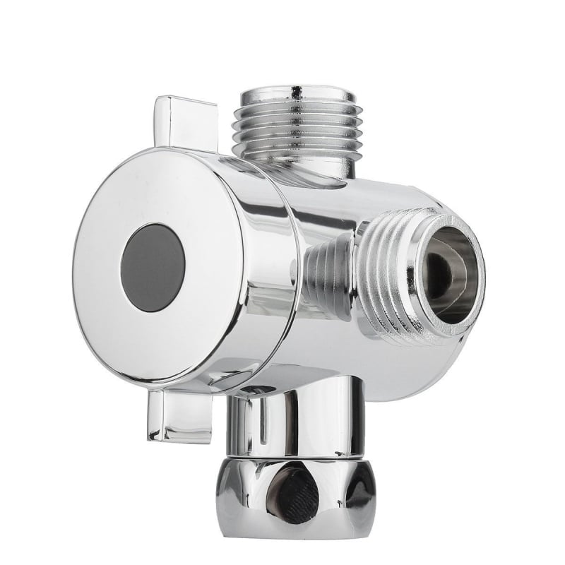 Trojezglobni vodeni razvodnik za tuš s gornjim raspršivačem, model 91001, ABS, CUPC, 1/2G navoj, 21 mm grana
