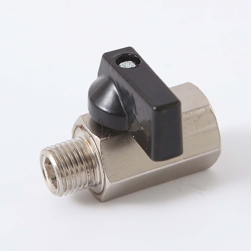 Guľový ventil z karbónovej ocele, šesťuholný spoj, ručné ovládanie, pevná konštrukcia, pre vodu