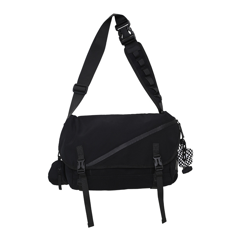 Muška nylon crossbody torba s proširivim kapacitetom i džepom za prijenosno računalo (8-inčni laptop) za svakodnevnu upotrebu