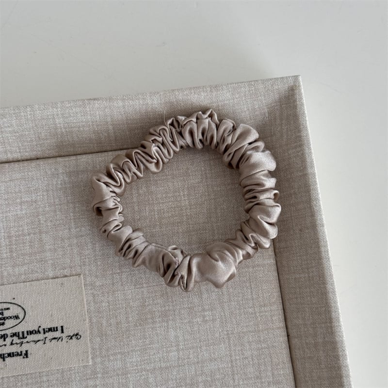 Копринени ластици за коса за кок — ръчна изработка, висока еластичност, без увреждане на косата