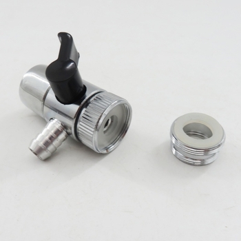 Ventil za pročišćivač vode, cinkova legura, model 240402-02, 24 mm podijeljeni ventil, grane cijevi 6/8/10/12 mm, za vodu, modern stil
