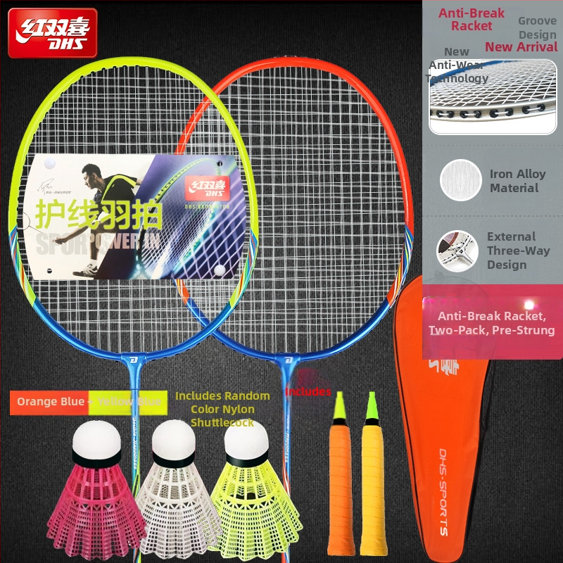 DHS tollaslabdaütő - keret vasötvözetből, tömeg 90–94 g, közvetlen lövés, 2 darabos készlet