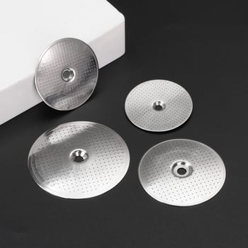 Стоманен филтър за кафемашина, кръгъл филтър с ръб (Материал: неръждаема стомана; Код на продукта: Y258092; Марка: Other; Внос: Не; Стил: прост)