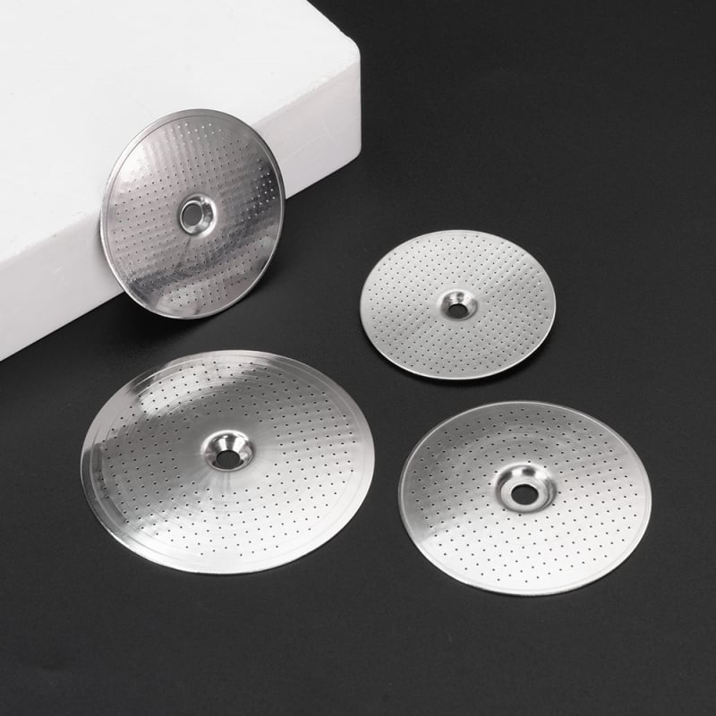 Стоманен филтър за кафемашина, кръгъл филтър с ръб (Материал: неръждаема стомана; Код на продукта: Y258092; Марка: Other; Внос: Не; Стил: прост)