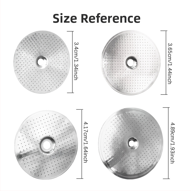 Nerezový filter do kávovaru, kruhový okraj (Materiál: nerezová oceľ; Kód produktu: Y258092; Značka: Other; Importované: Nie; Štýl: Jednoduchý)