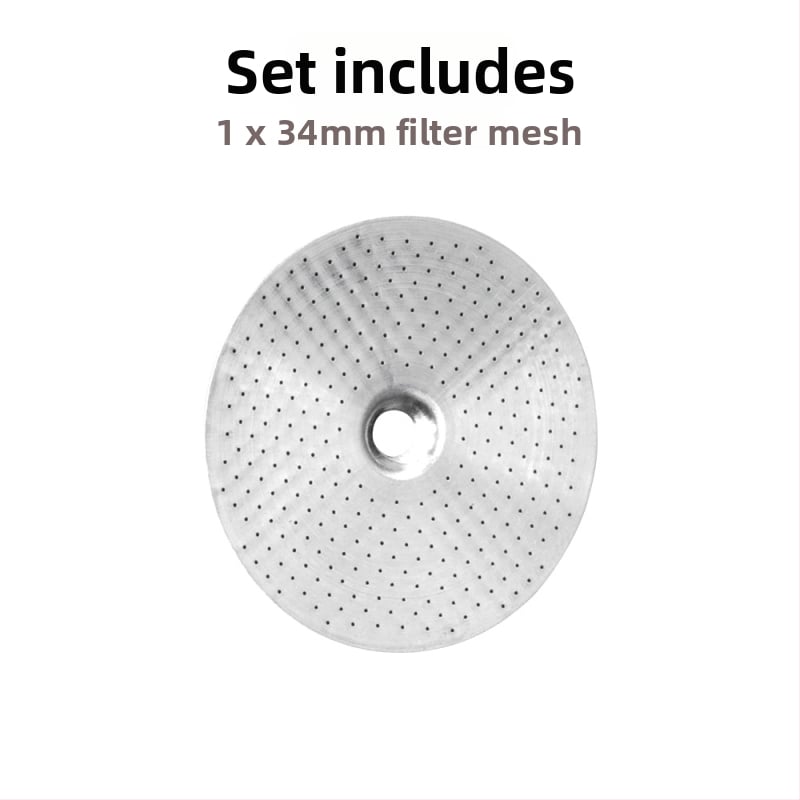 Стоманен филтър за кафемашина, кръгъл филтър с ръб (Материал: неръждаема стомана; Код на продукта: Y258092; Марка: Other; Внос: Не; Стил: прост)