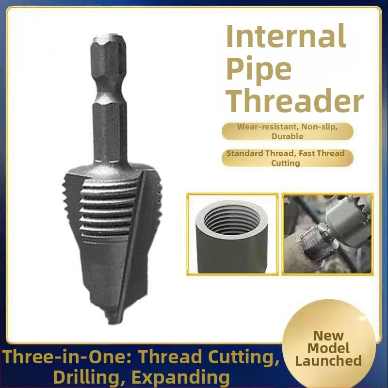 Sound háromélű fúró PPR csőhöz – hatszögletű tengely, nyitás, fúrás és menetfúrás