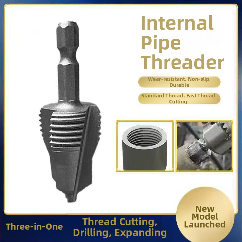 Sound háromélű fúró PPR csőhöz – hatszögletű tengely, nyitás, fúrás és menetfúrás