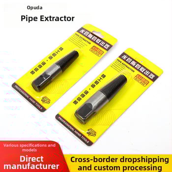 Eltávolító eszközkészlet a törött vízcső-alkatrészek eltávolításához: csapfej, anya és háromszög-szelep