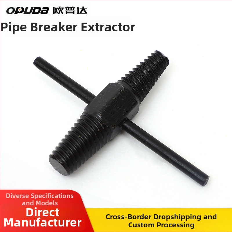 Eltávolító eszközkészlet a törött vízcső-alkatrészek eltávolításához: csapfej, anya és háromszög-szelep