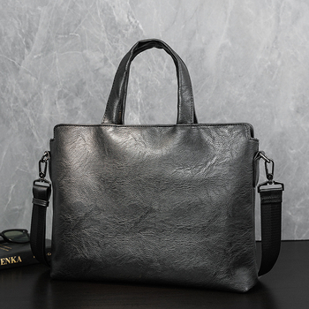 Muška torba od PU kože, brenda ETONWEAG, solidan uzorak, poliester podstava, svakodnevna crossbody torba