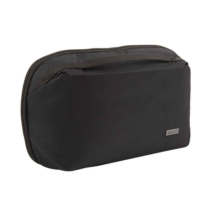 Putna torbica za toaletne potrepštine s odjeljkom za suho i mokro, unisex, poliester, gradski minimalistički stil, kapacitet ispod 20 L, za putovanja u slobodno vrijeme